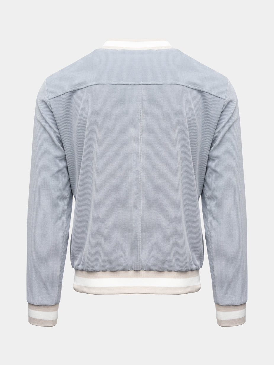 Light Blue Loungewear Bomber