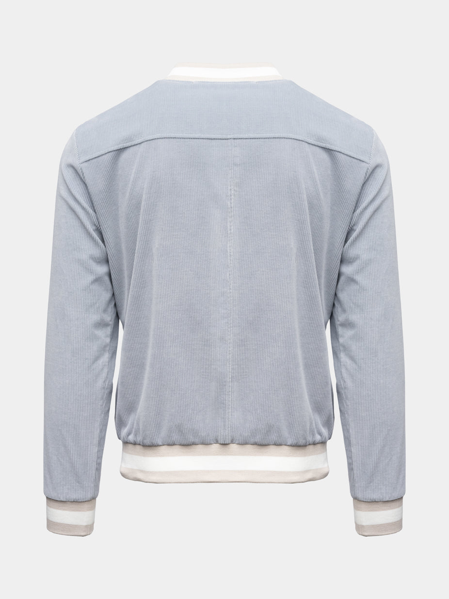 Light Blue Loungewear Bomber