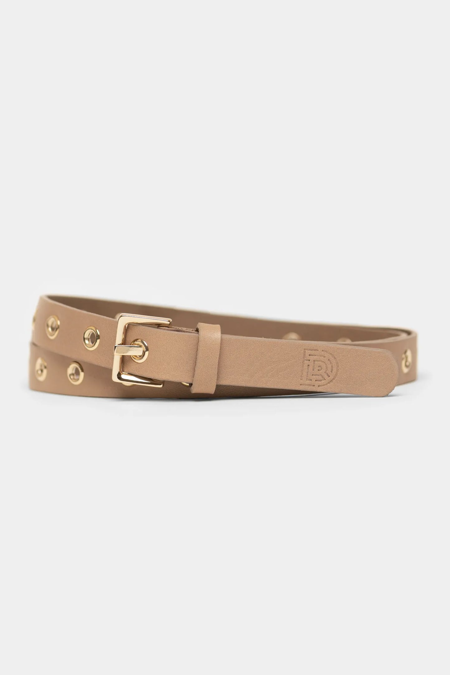 Taupe Slim Belt