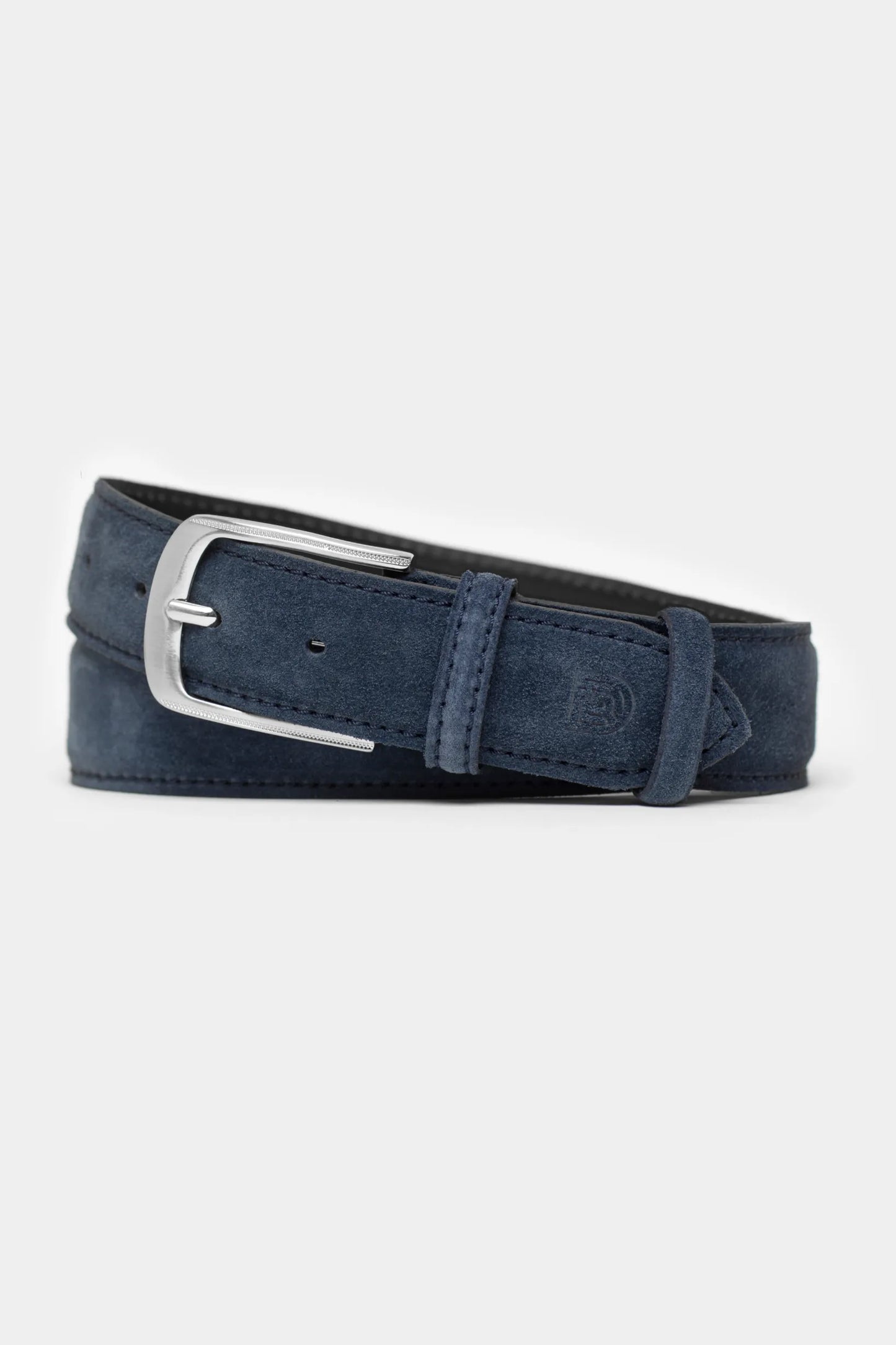 Navy Suede Belt