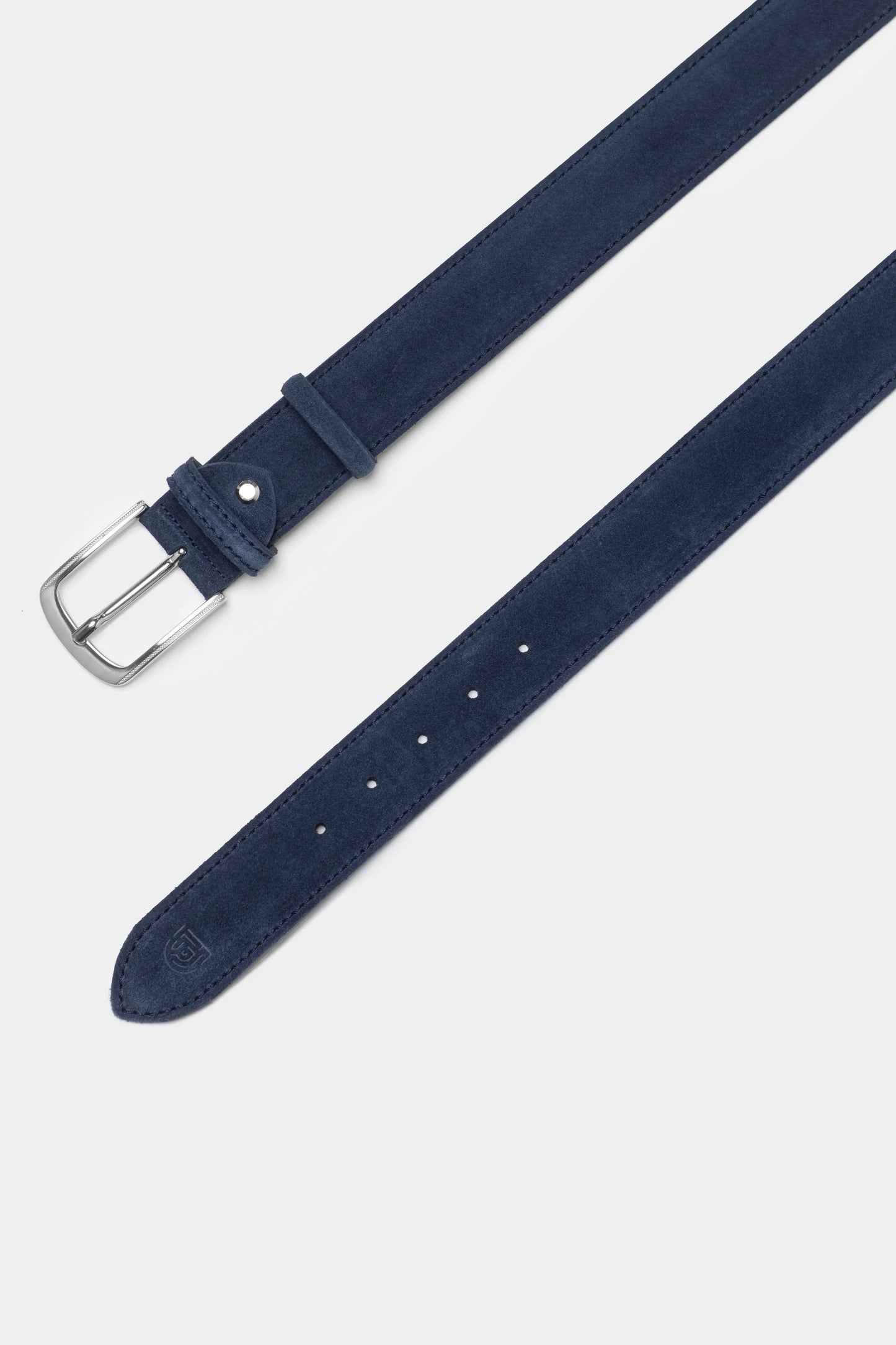 Navy Suede Belt