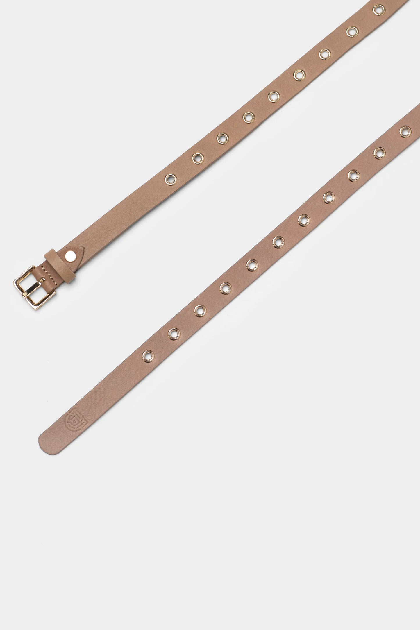 Taupe Slim Belt