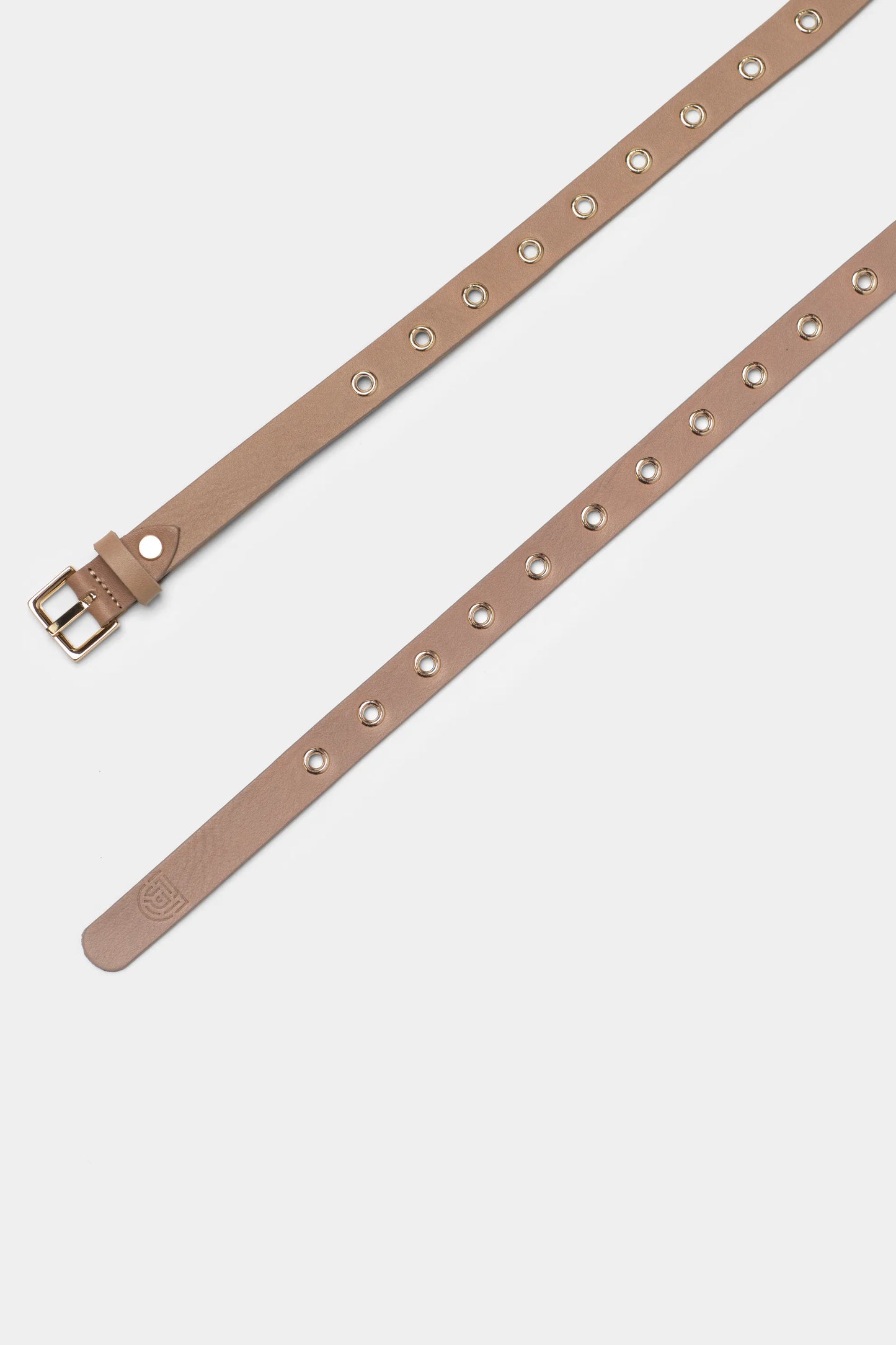 Taupe Slim Belt