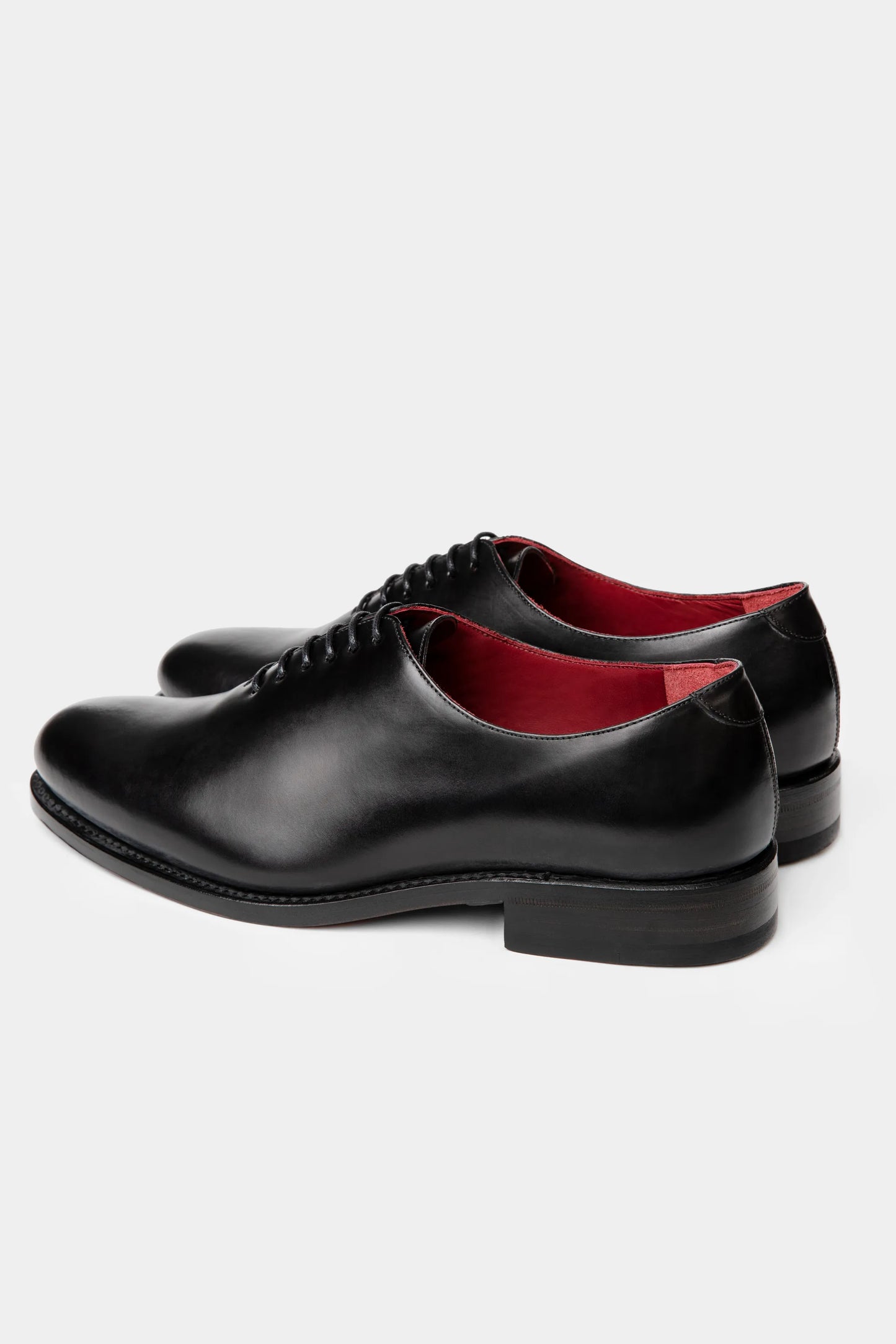 Black Whole Cut Shoes