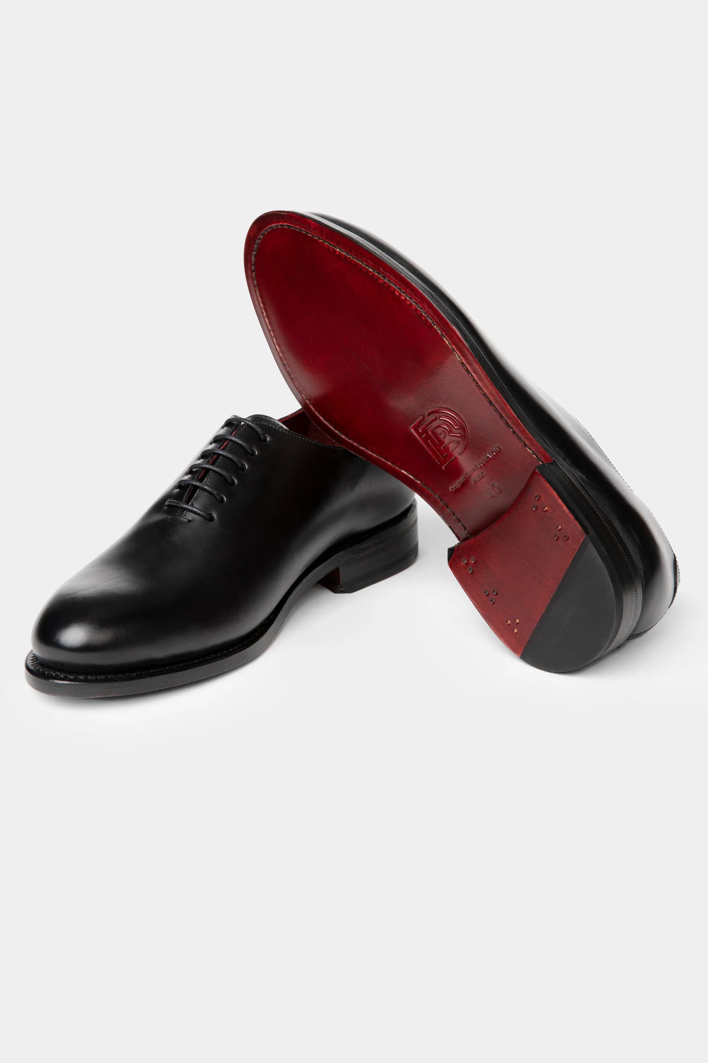 Black Whole Cut Shoes