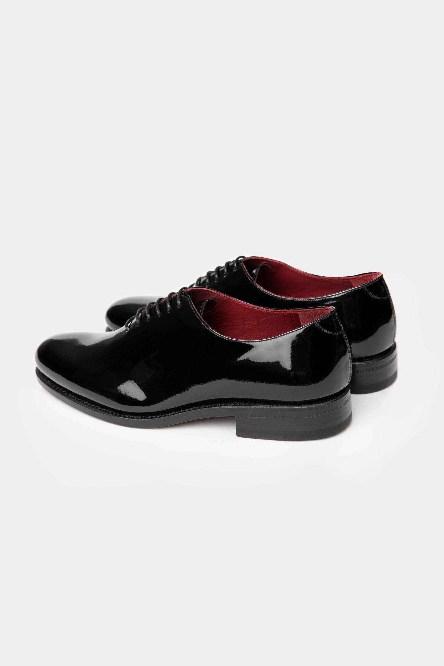 Black Whole Cut Tuxedo Shoes