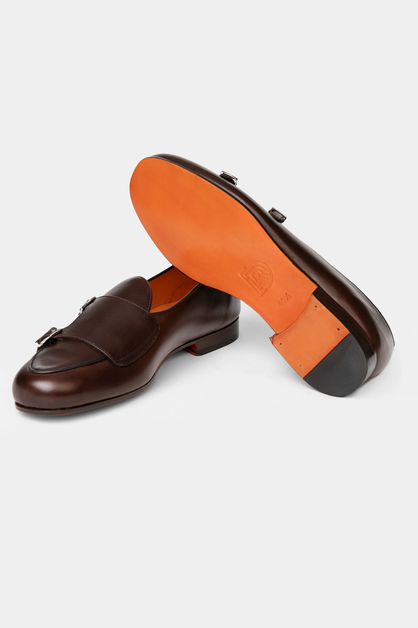 Dark Brown Monk Belgian Slippers