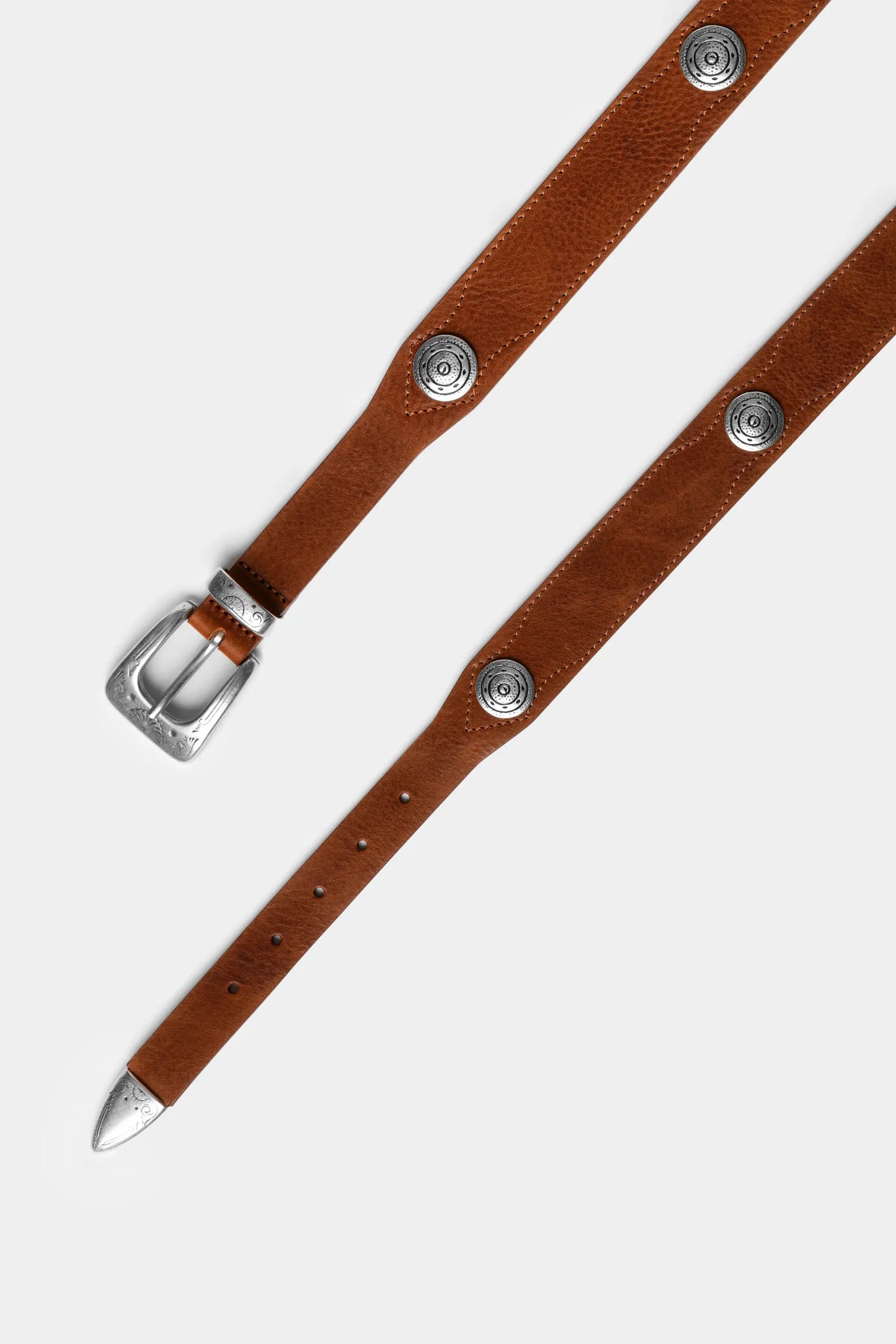 Light Brown Leather Belt