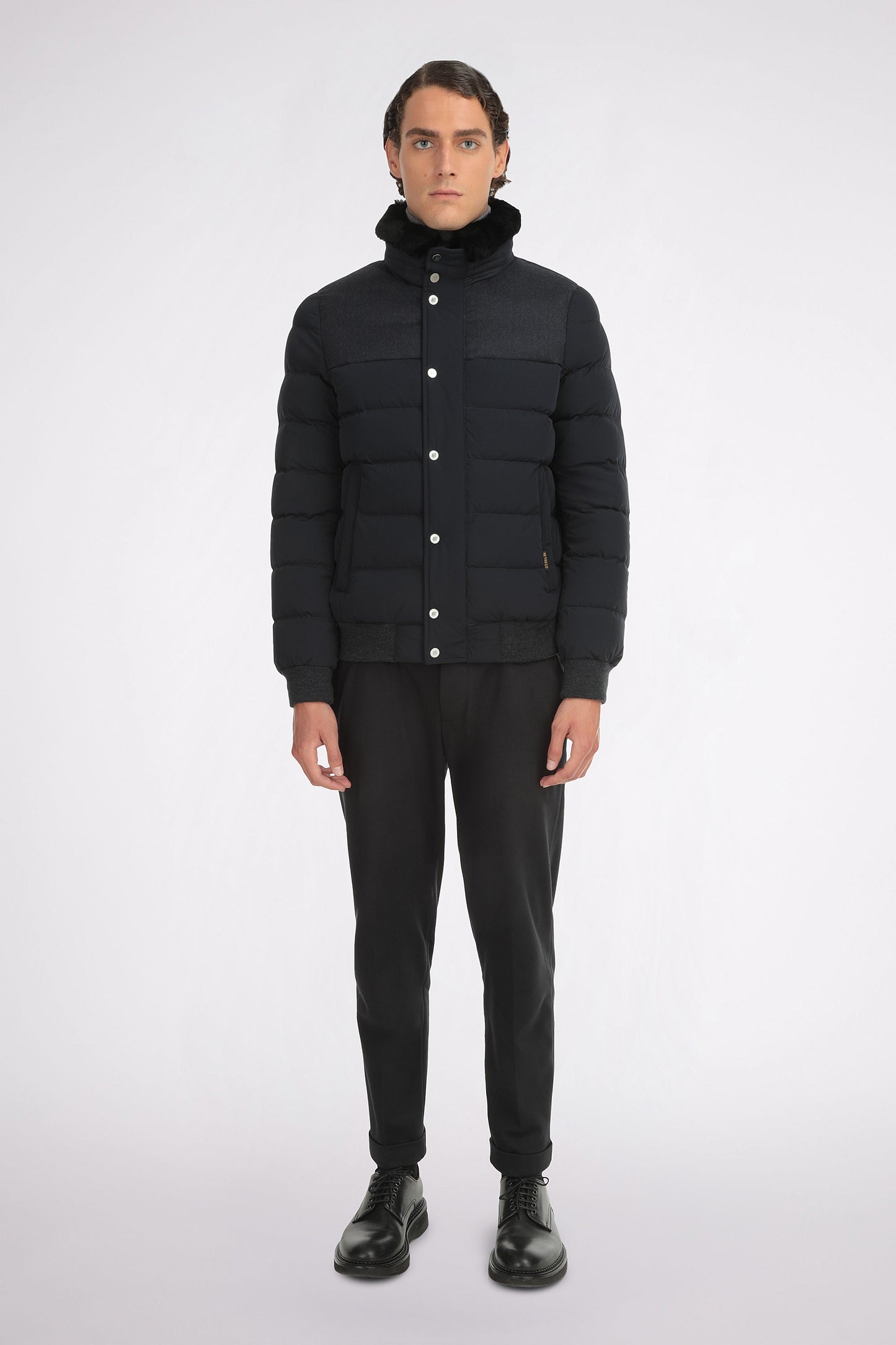 Navy Puffer Jacket