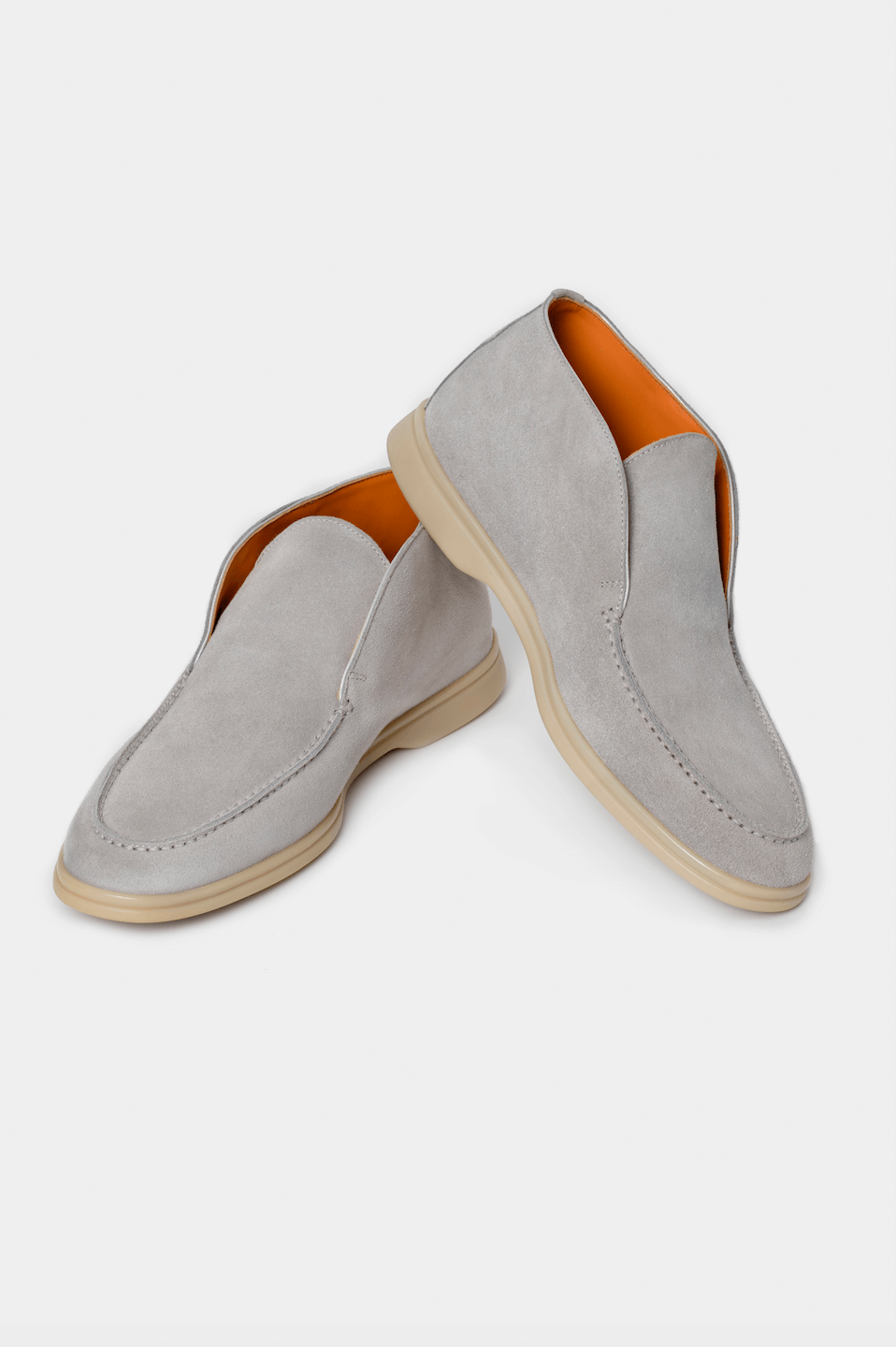 Grey Suede Ankle Boots