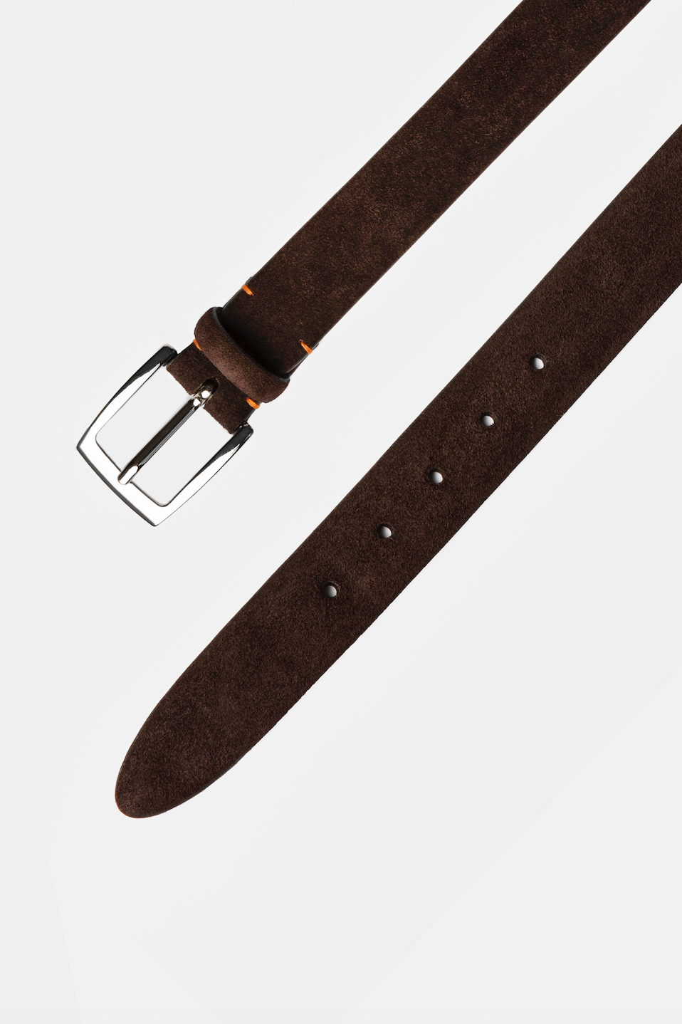 Brown Suede Belt