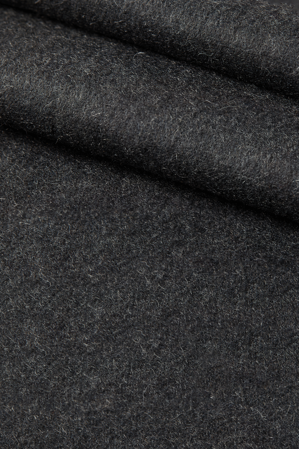 Dark Grey & Brown Cashmere Scarf