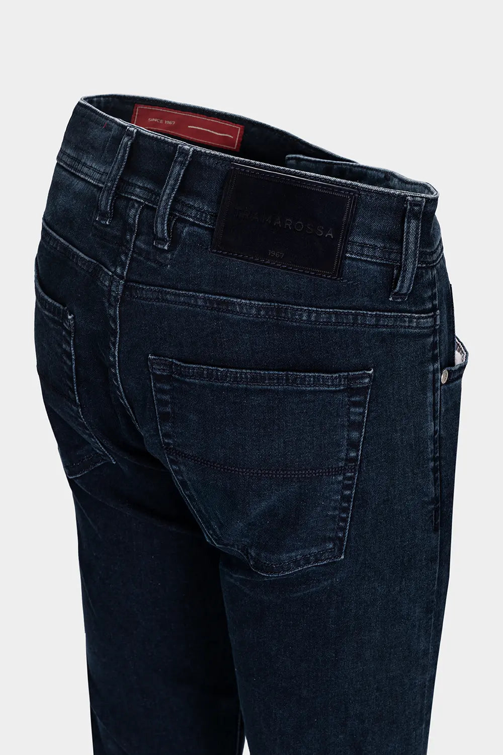 Tramarossa Men's Dark Navy Straight Jeans