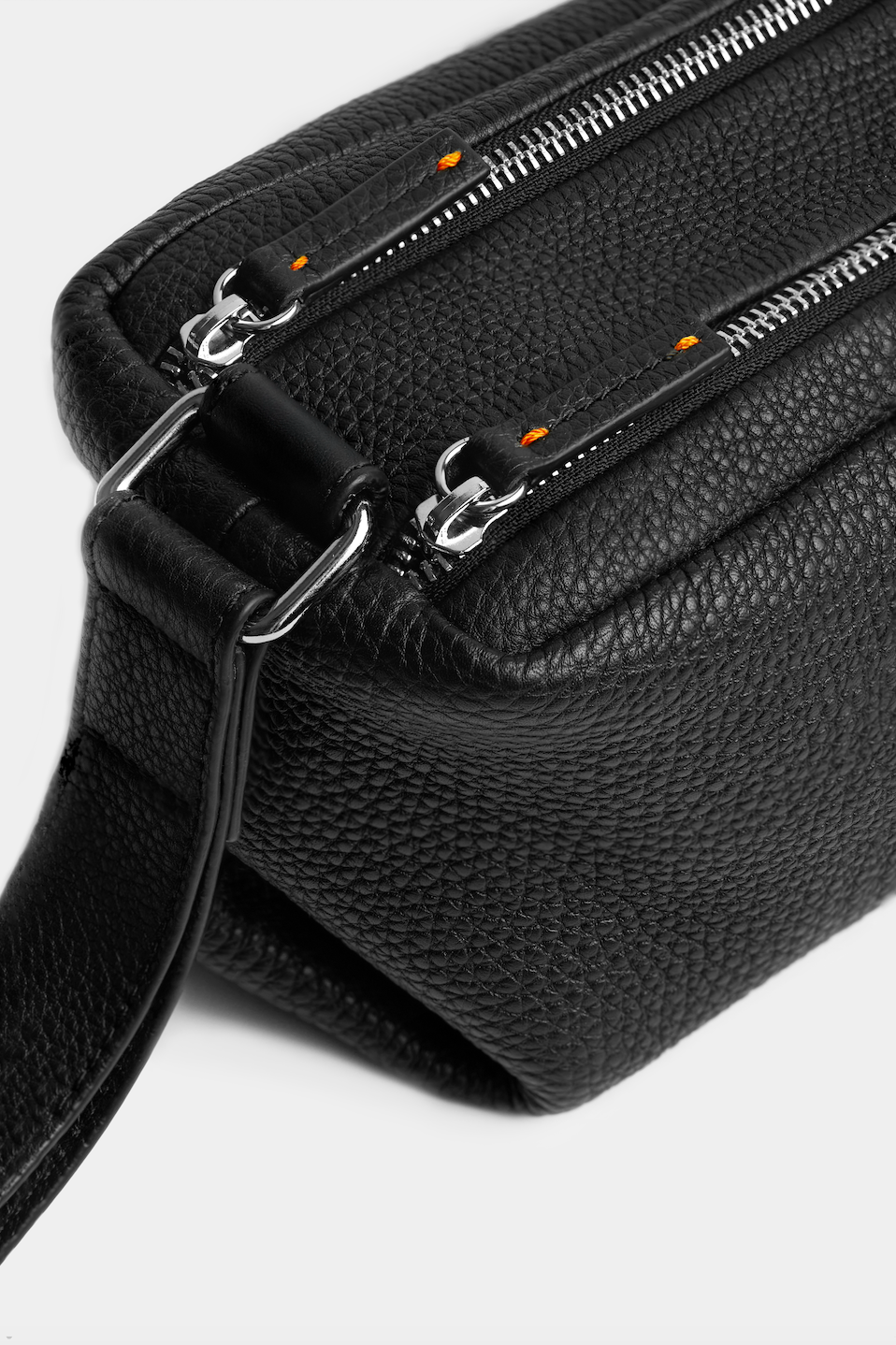 Black Wallet with double pocket