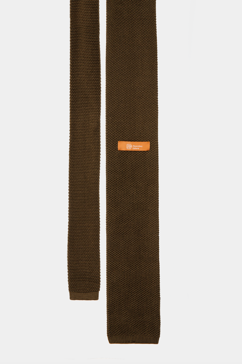 Brown Knitted Tie