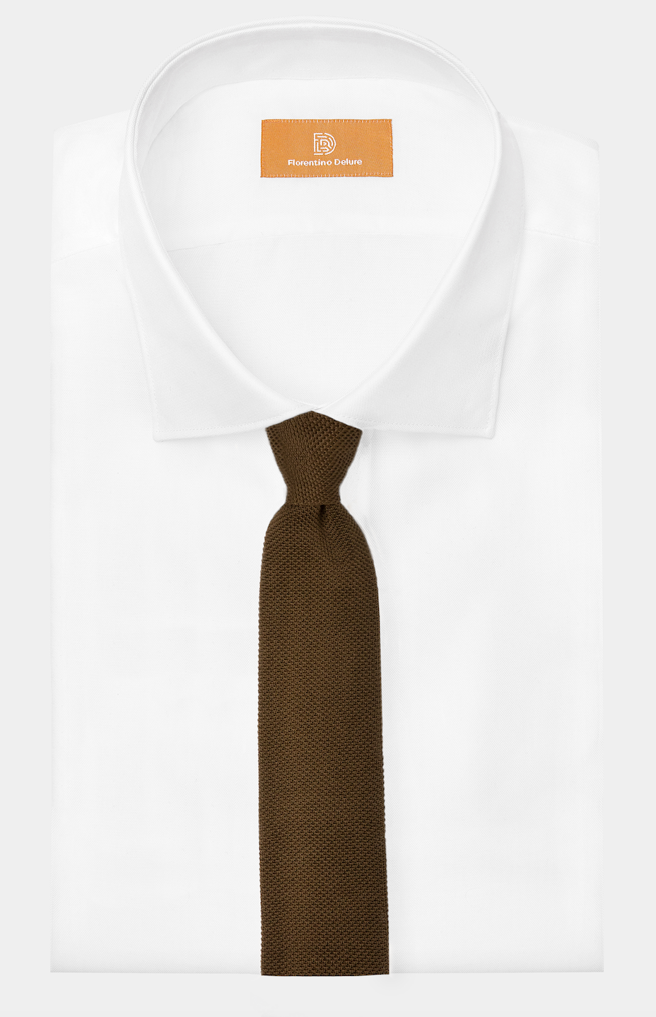 Brown Knitted Tie