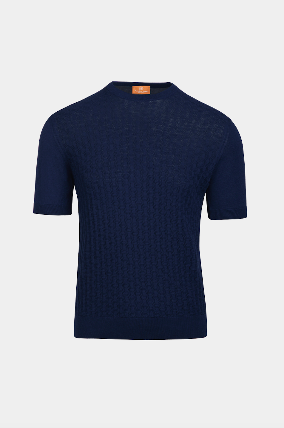 Navy Short Sleeves Crewneck