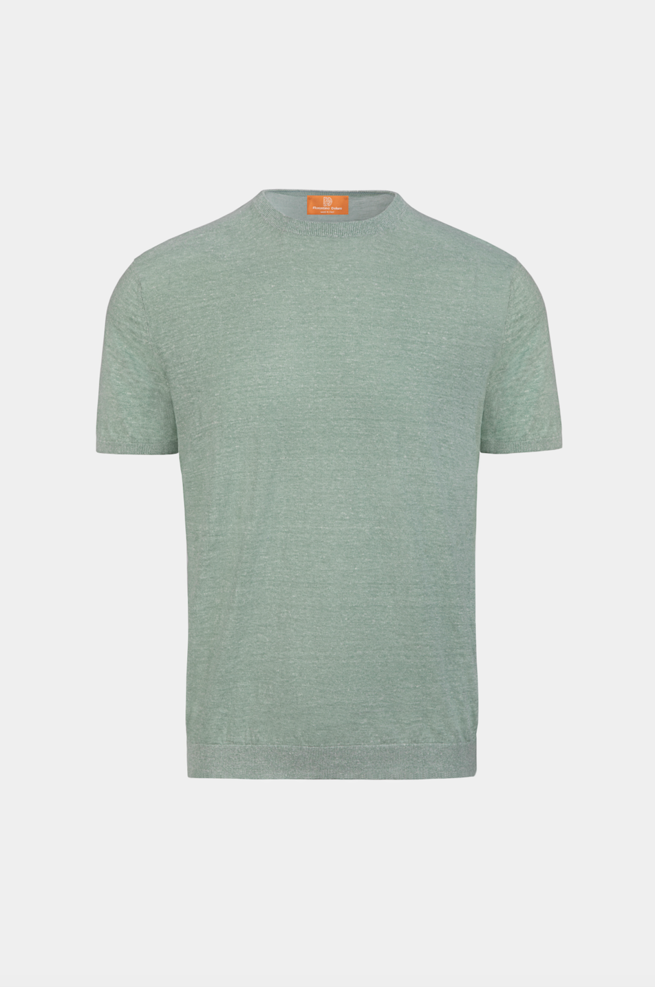 Light Green Short Sleeves Crewneck