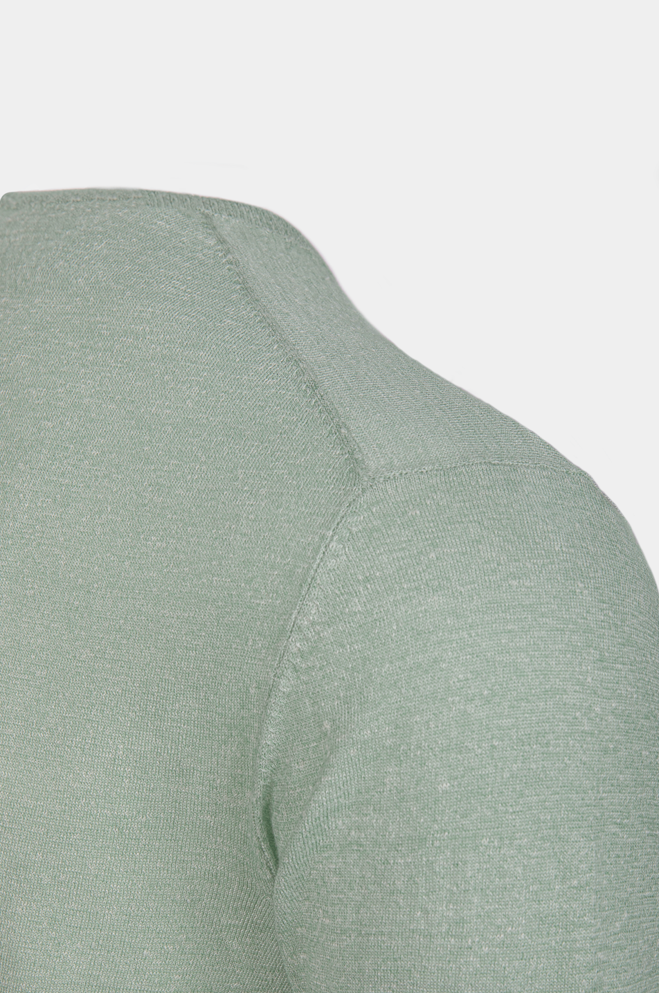 Light Green Short Sleeves Crewneck