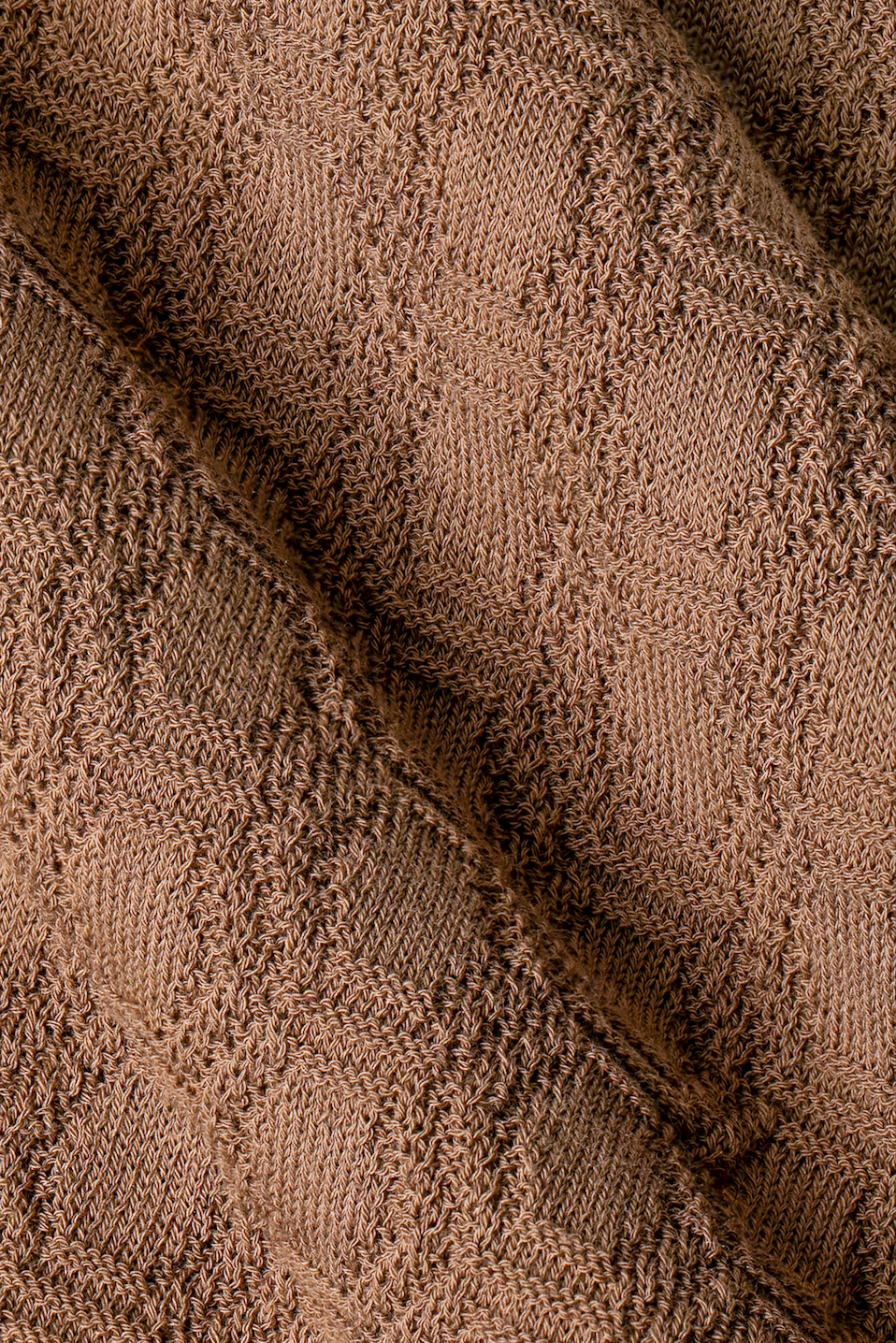 Brown Embroidered Crewneck