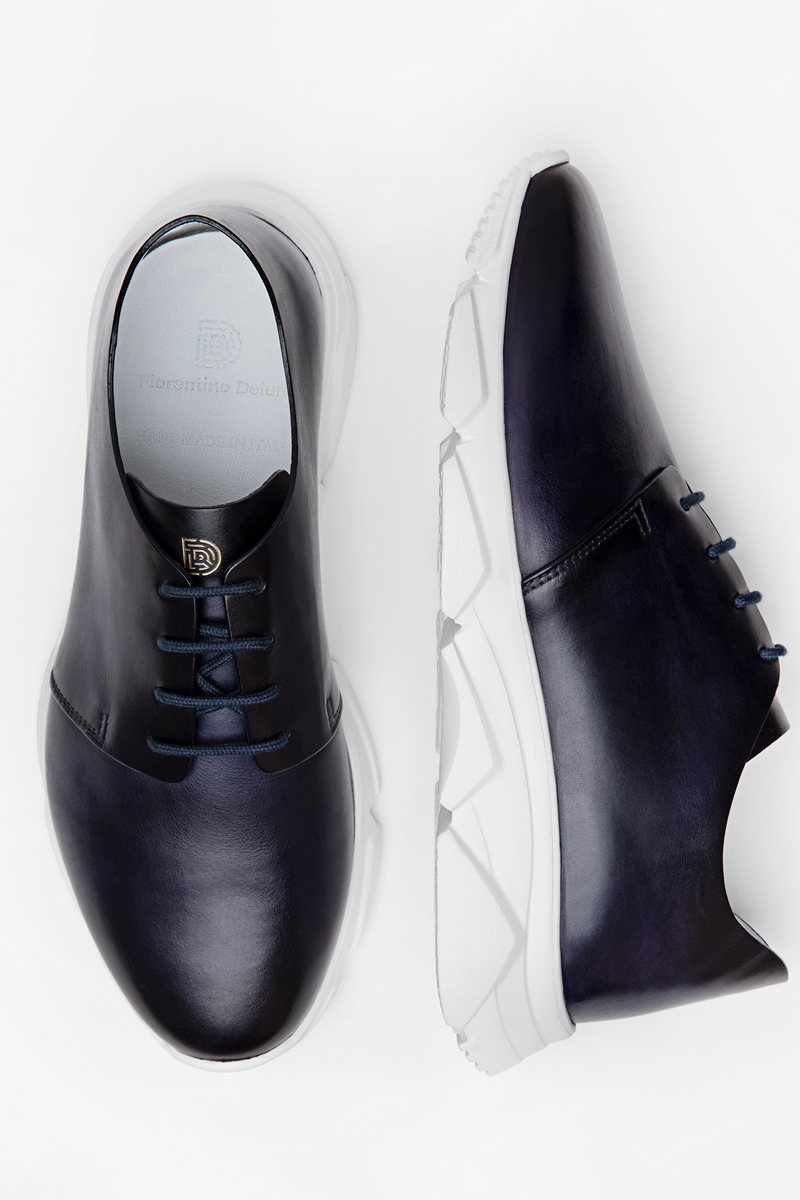 Navy Athletic Sneakers