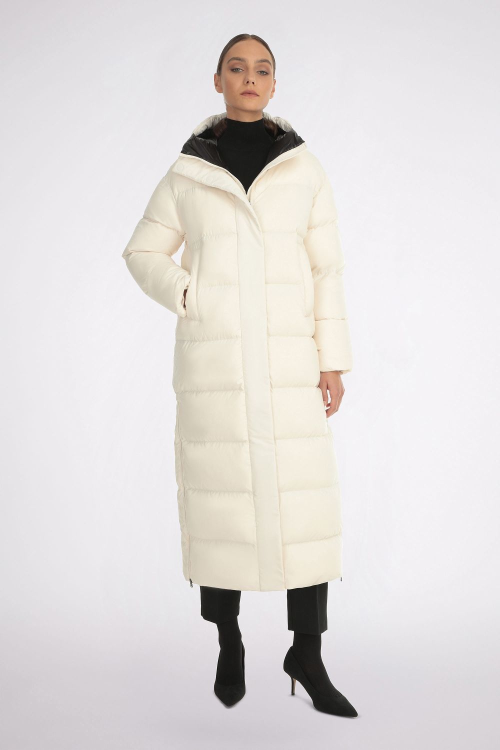 Beige Puffer Coat