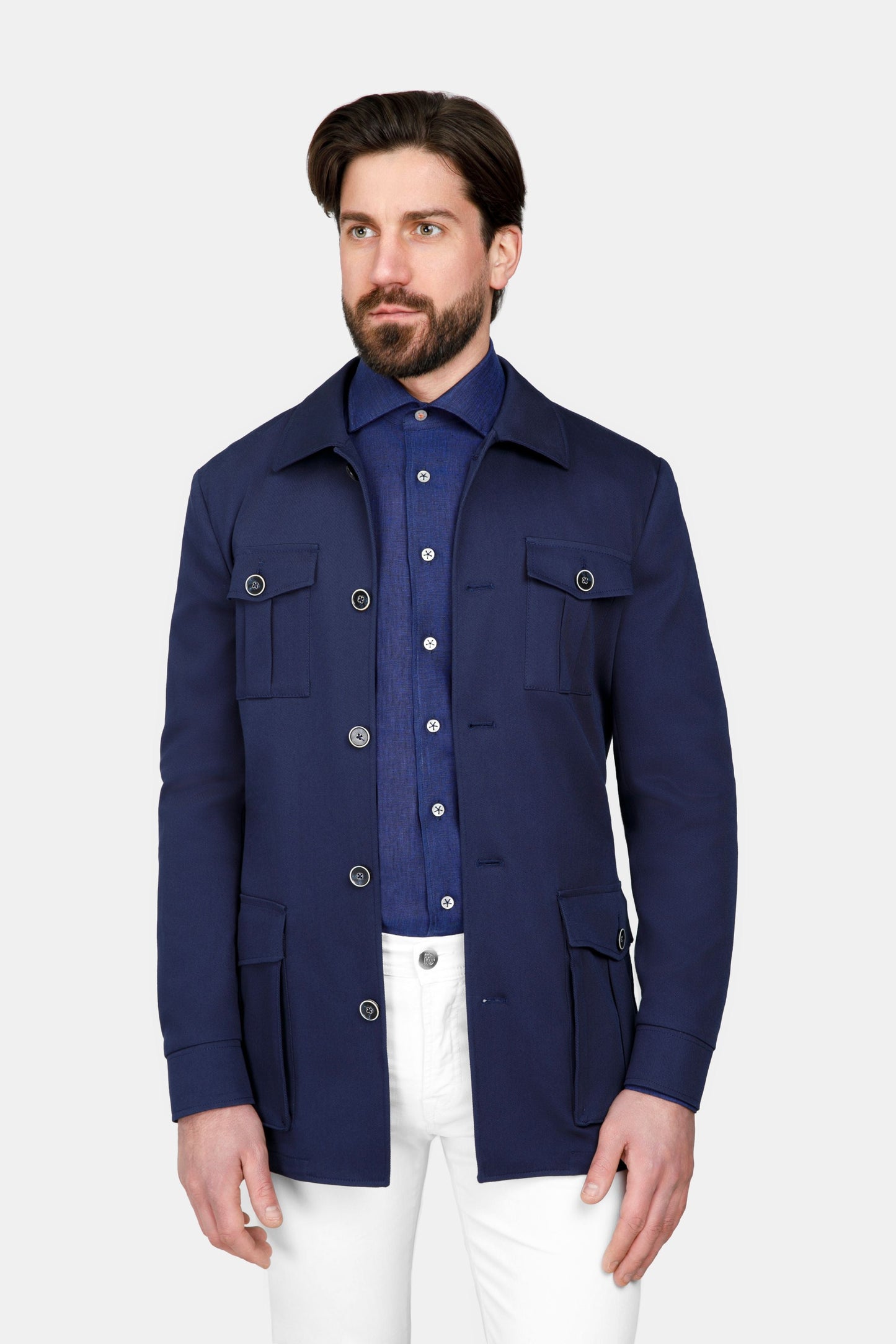 Blue Safari Jacket