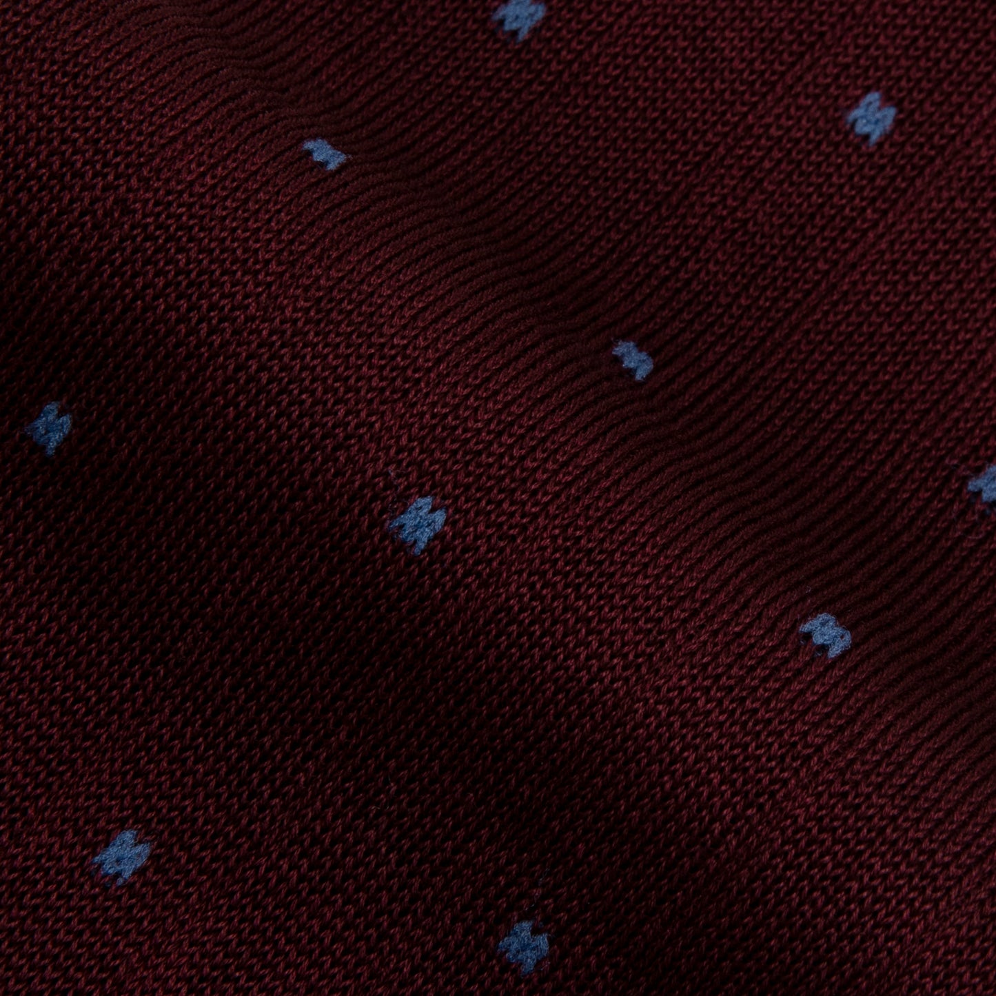 Blue Dot Bordeaux Socks