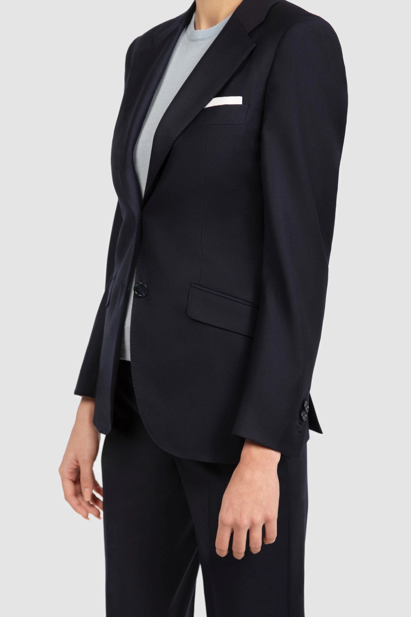 Navy Curve Suit Women's Business Suits