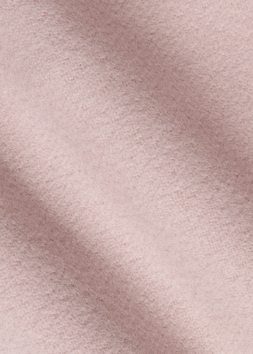 Light Pink Wool Overcoat