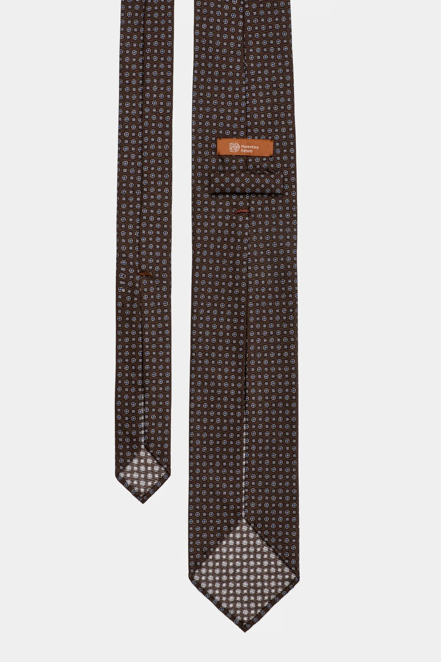 Brown Paisley 7-Fold Tie
