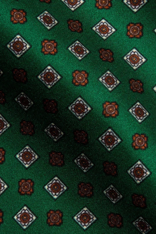 Light Green Print Pocket Square