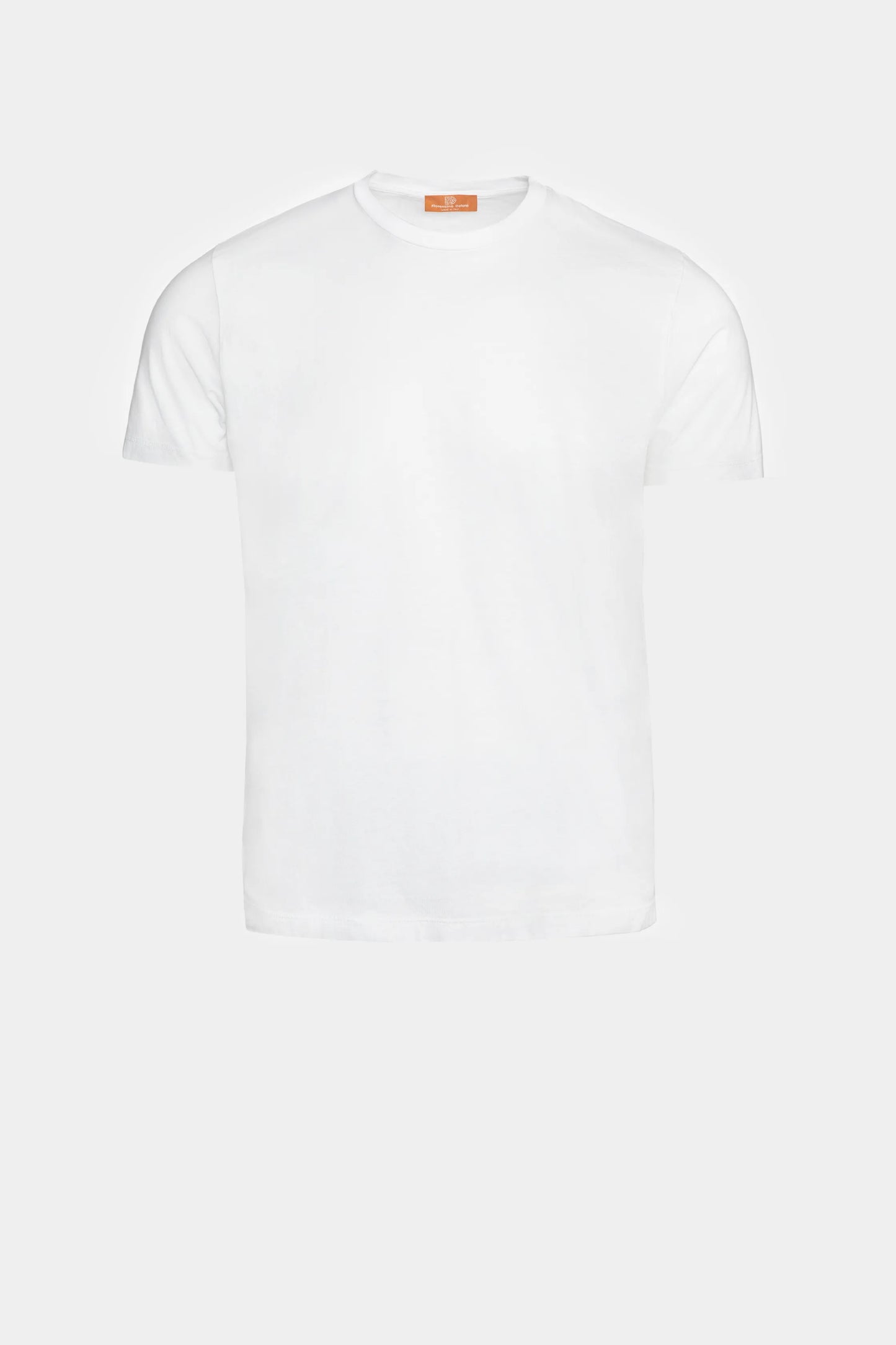 White Short Sleeves Crewneck