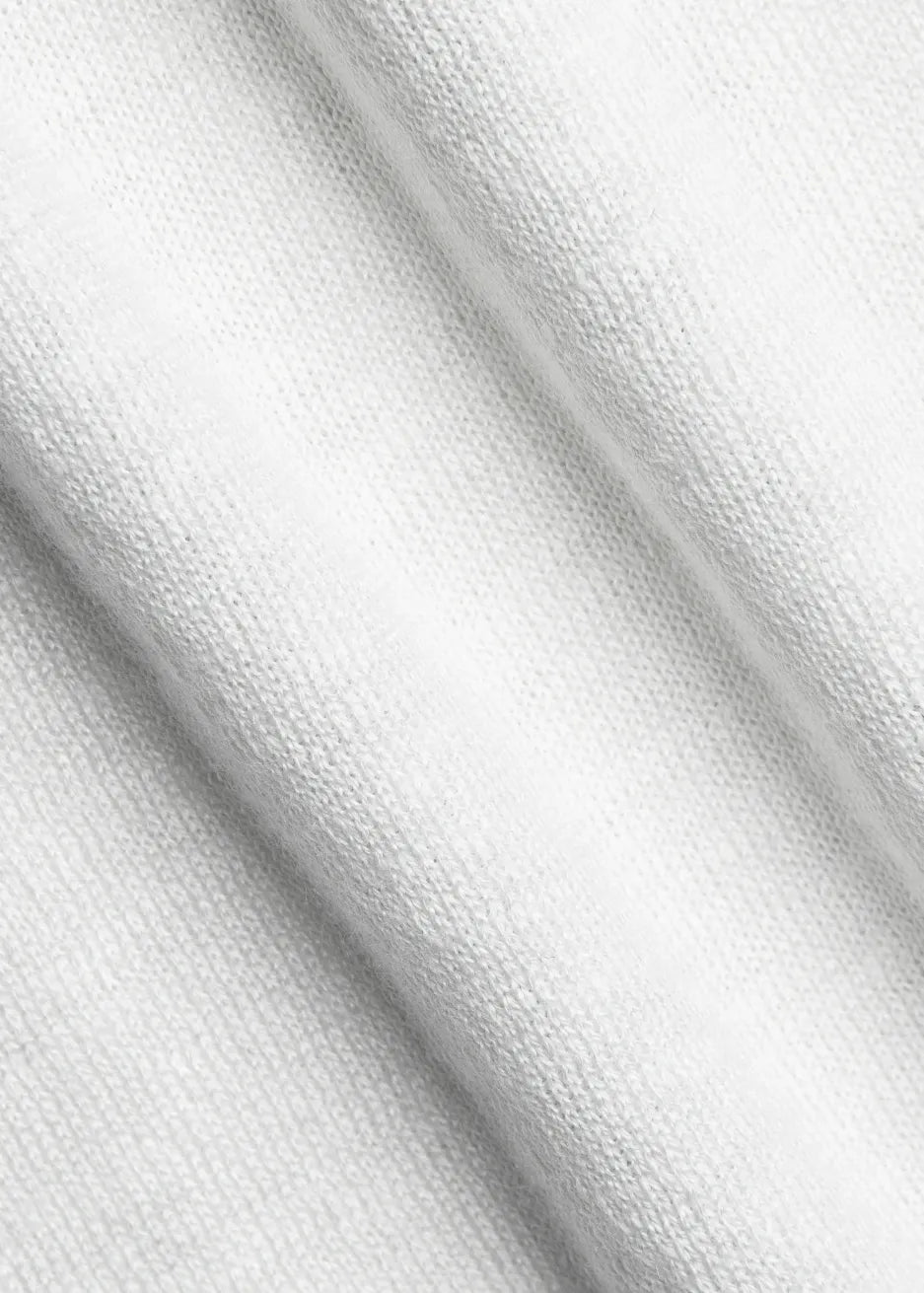 White Short Crewneck