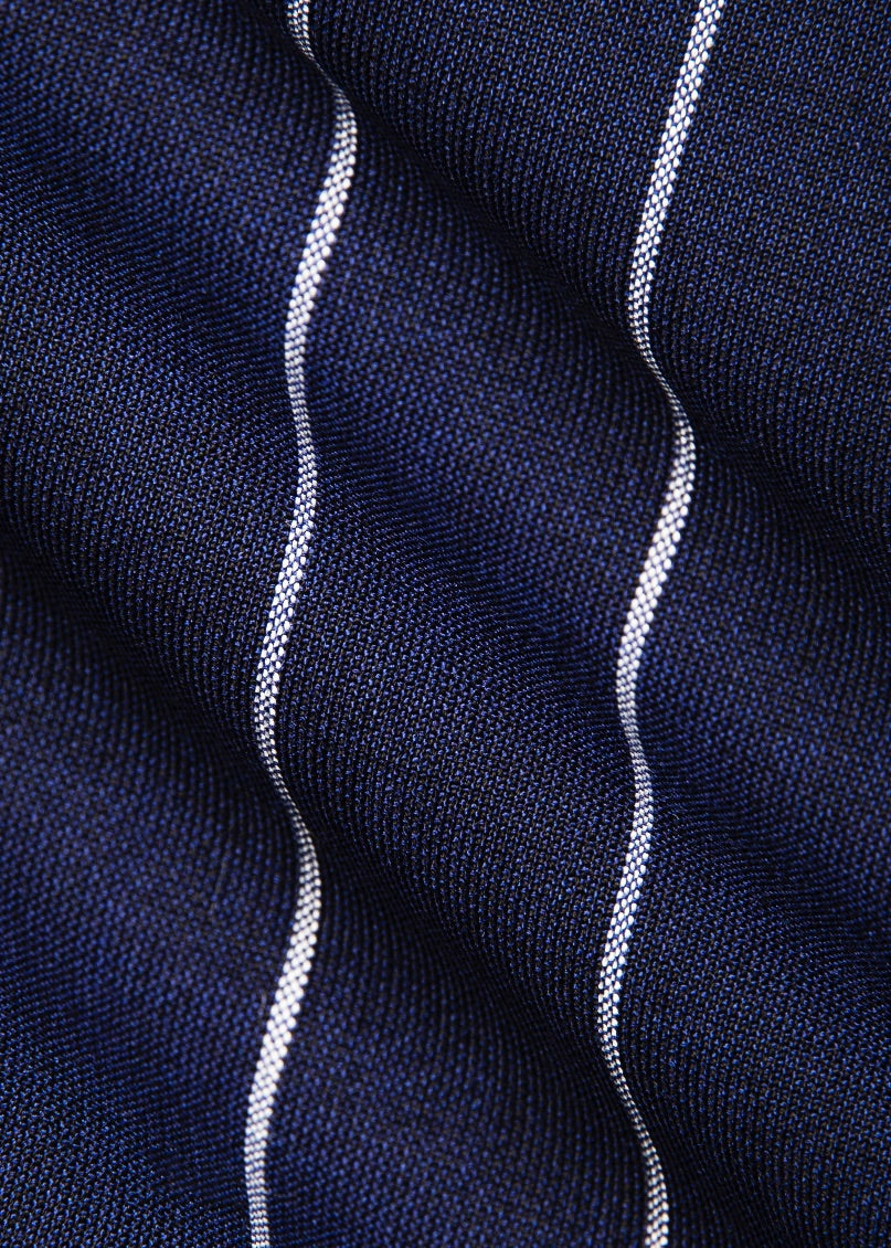 Striped Navy Ego Suit Menswear Business Suits