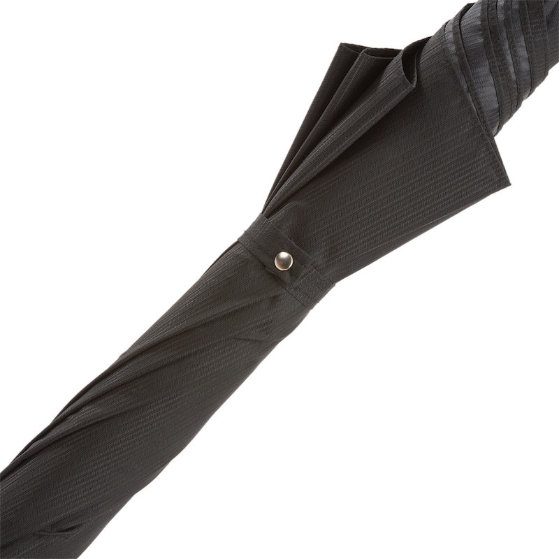 Black Umbrella with Blue Gem Handle