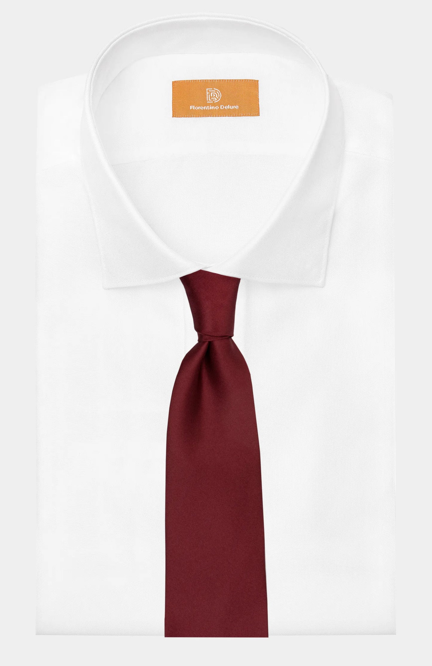 Bordeaux Plain Tie