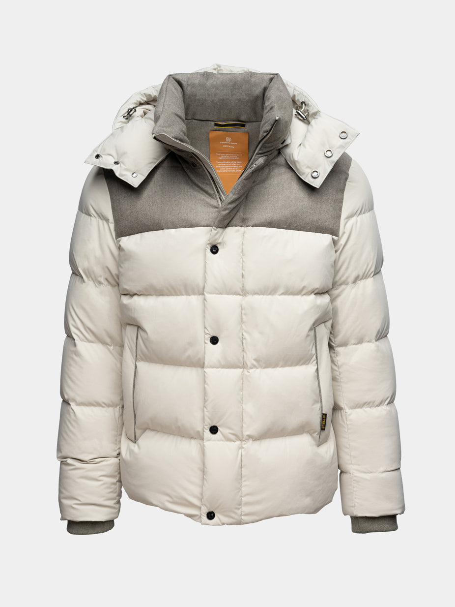 Light Grey Puffer Jacket