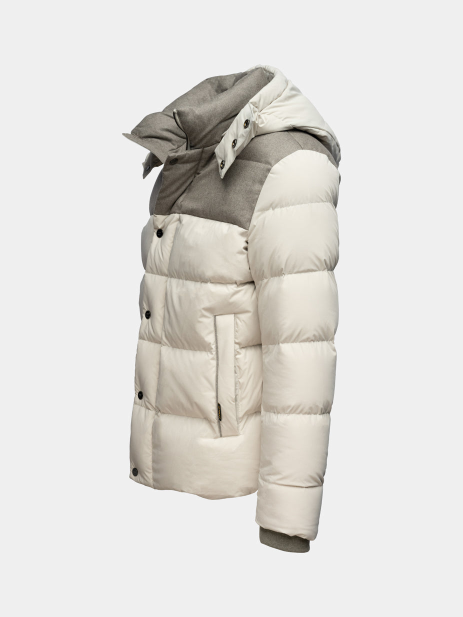 Light Grey Puffer Jacket