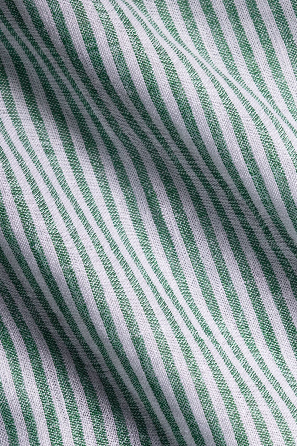 Green Striped Knitted Shirt
