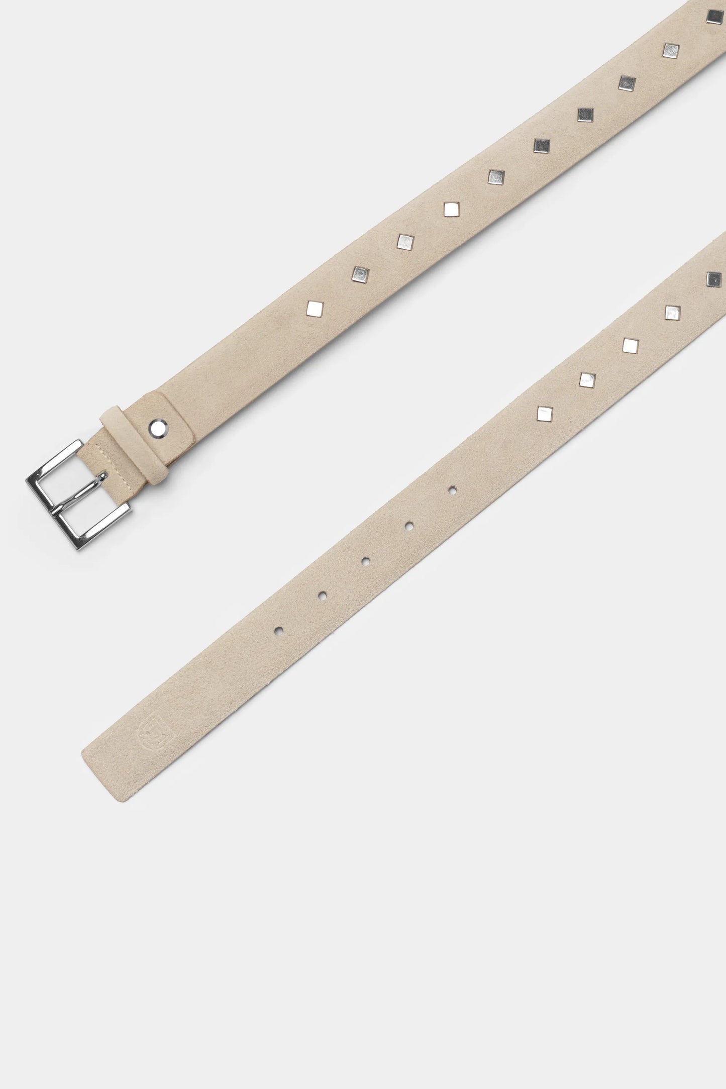 Off White Suede Belt