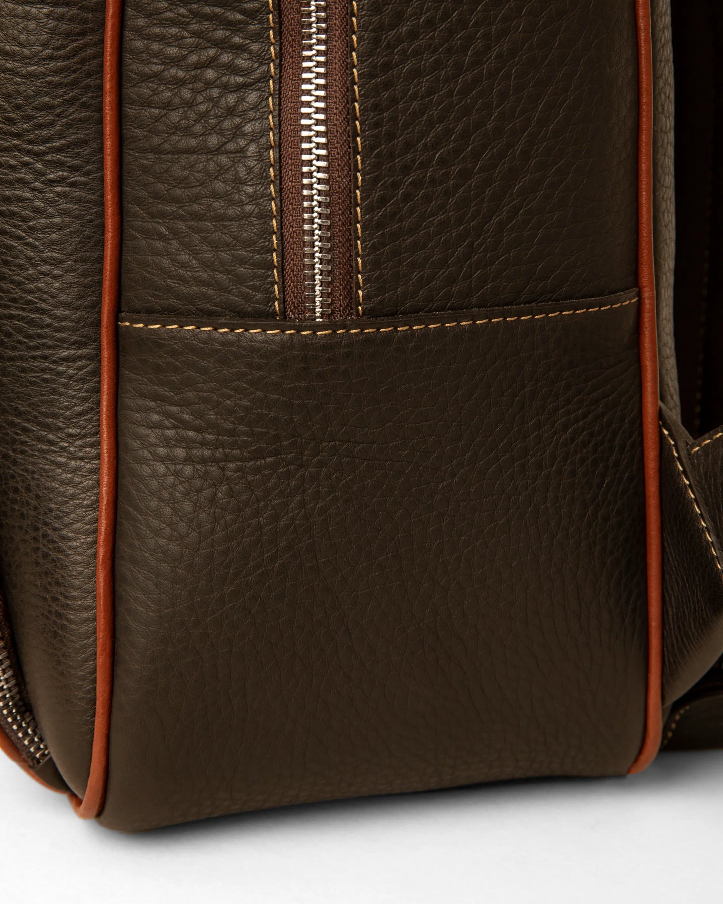 Brown Leather Bagpack
