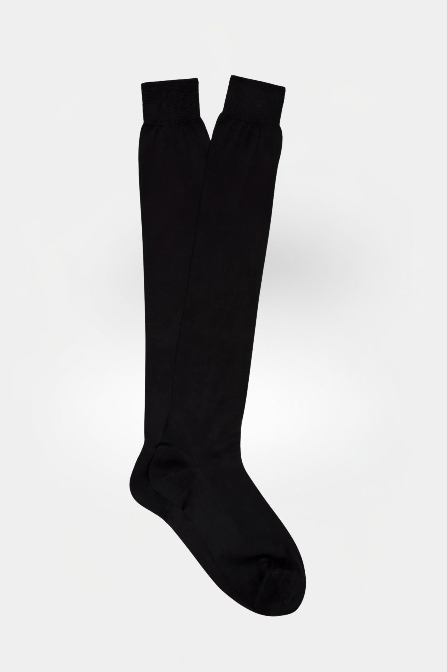Black Tuxedo Silk Socks