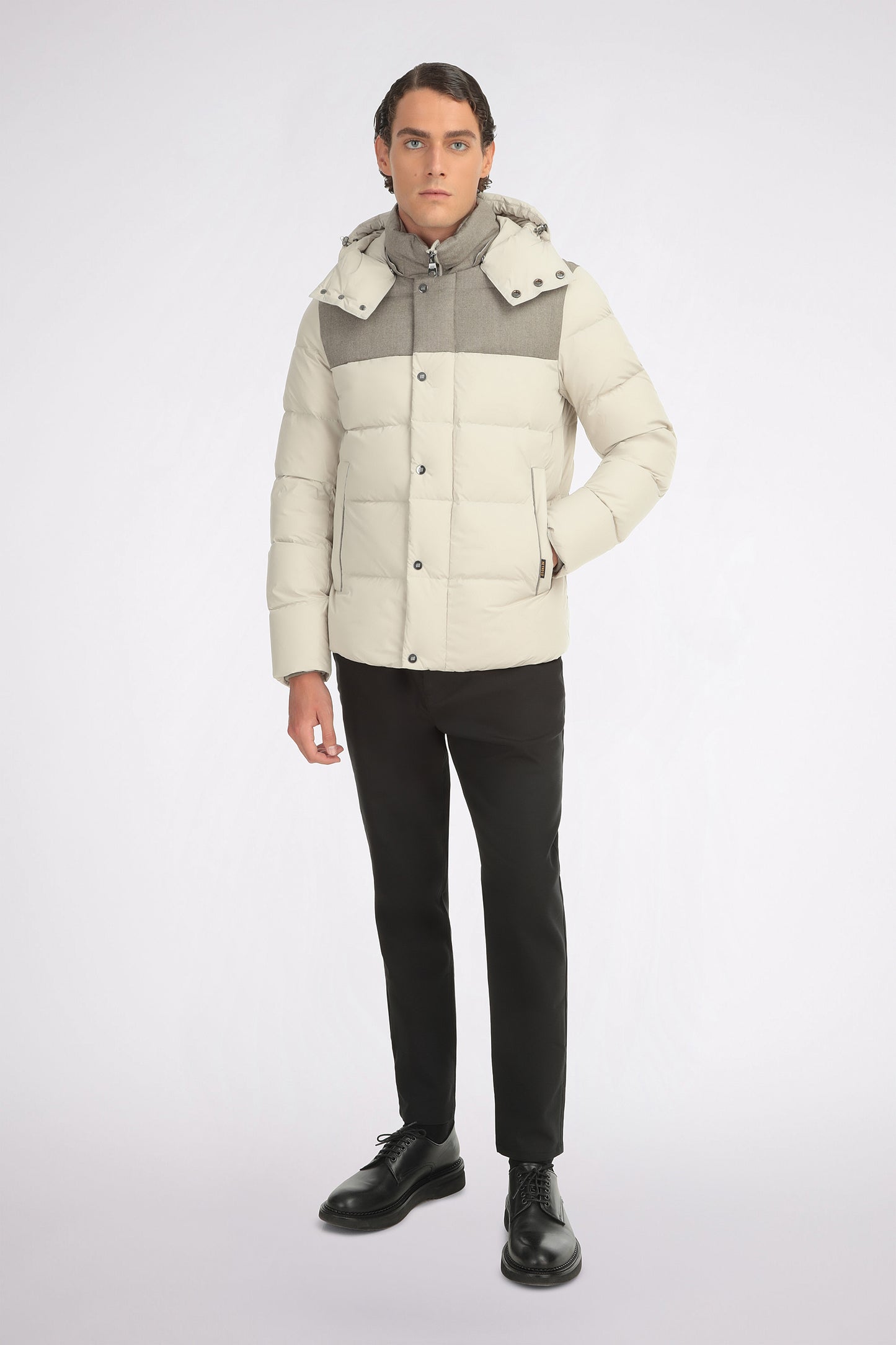 Light Grey Puffer Jacket