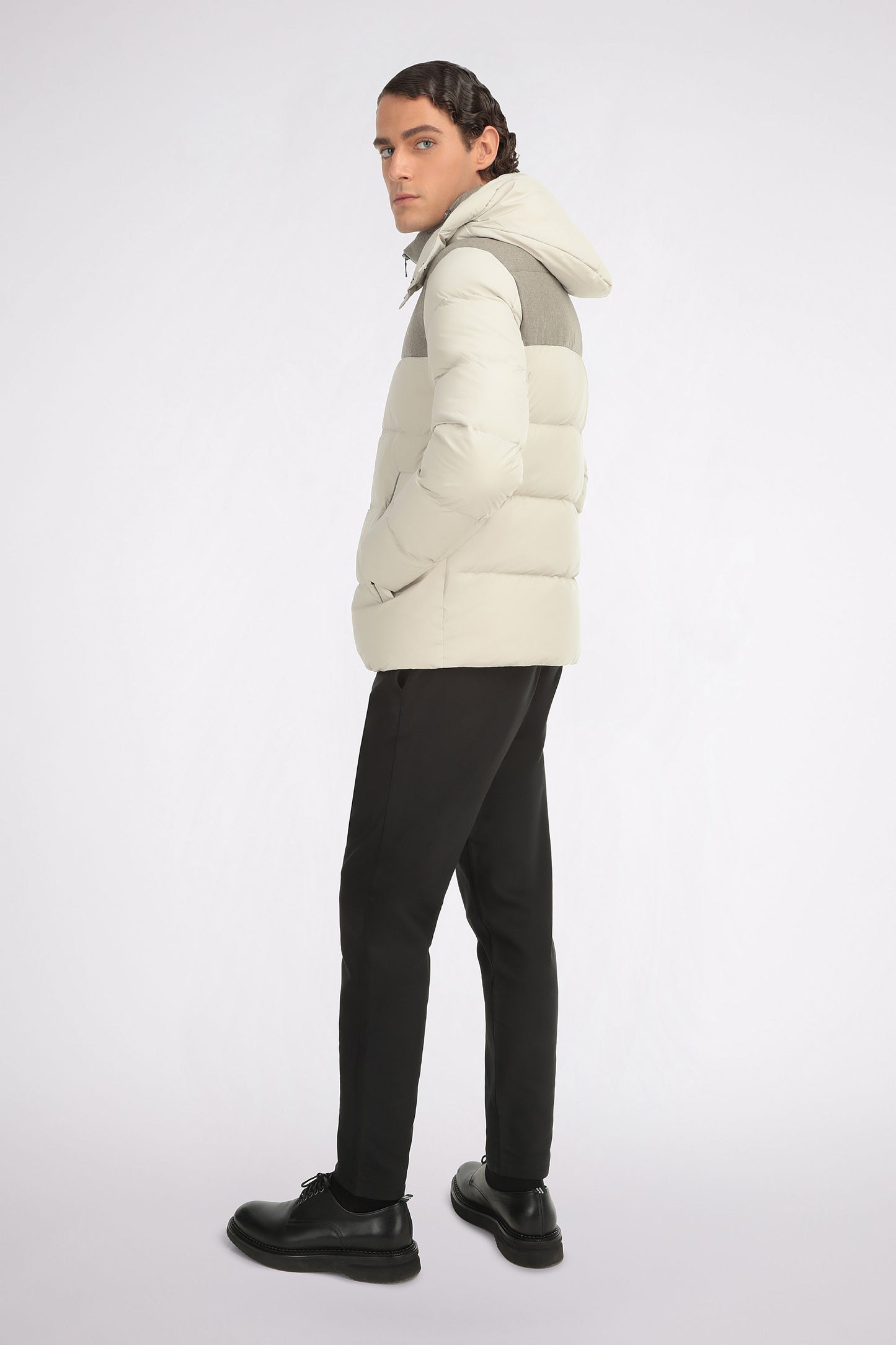 Light Grey Puffer Jacket