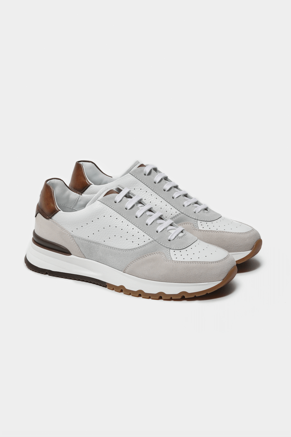 White Leather Sneakers