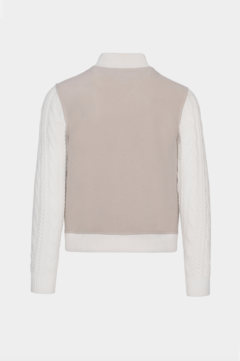 Beige Bomber Jacket - Florentinodelure