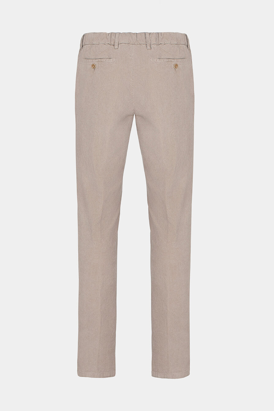 Beige FLEXO Trousers - Florentinodelure