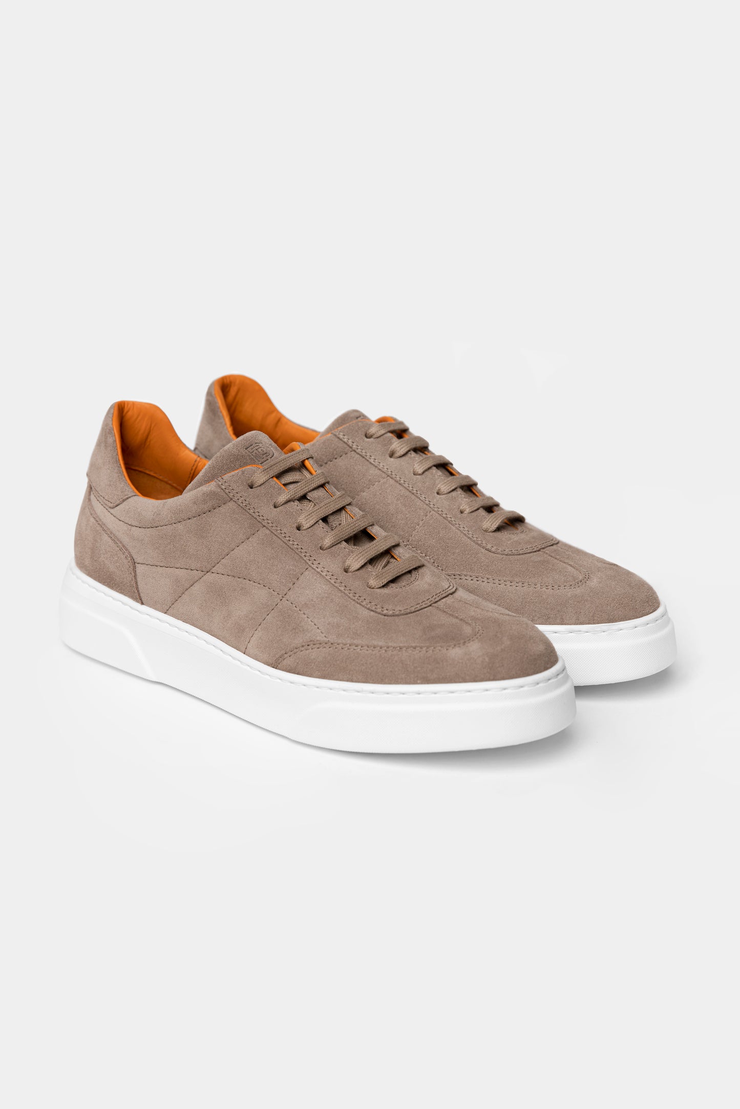 Beige Suede City Sneakers - Florentinodelure