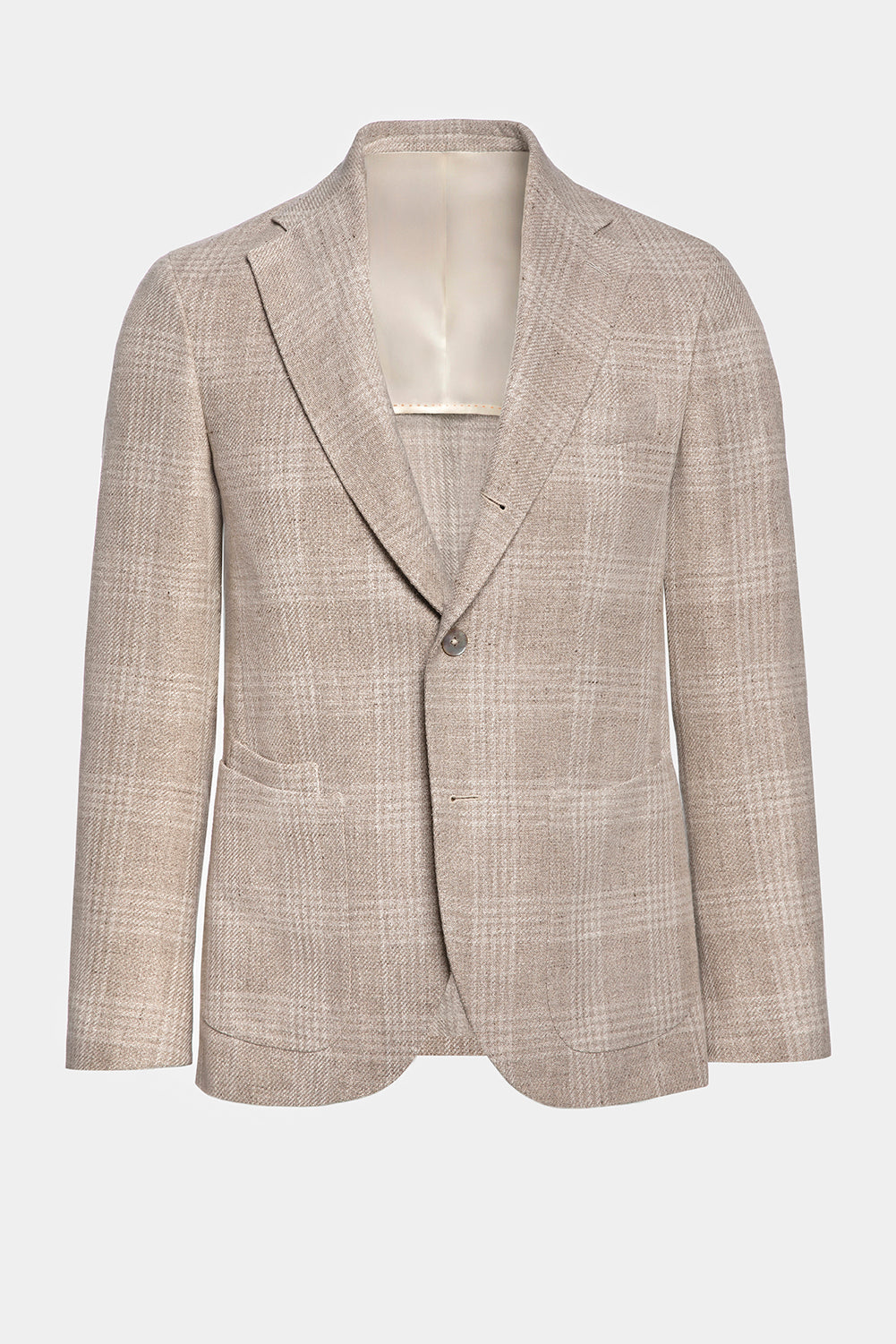 Beige Check EGO Suit - Florentinodelure